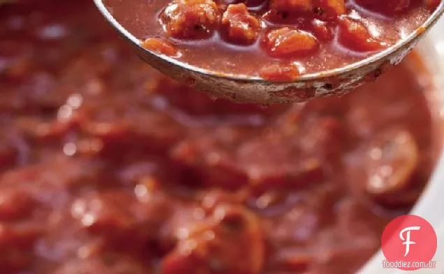 Molho De Espaguete Italiano De Fogão Lento