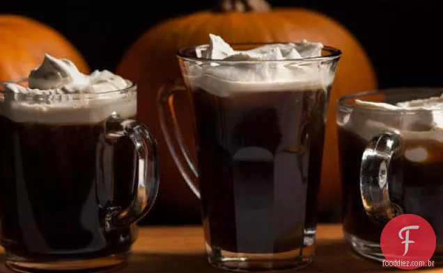 Café cravado com tempero de abóbora