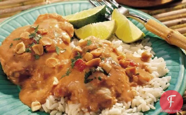 Frango Tailandês Com Fogão Lento