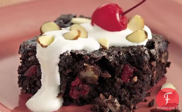 Supremo fruta e porca Brownie sobremesa