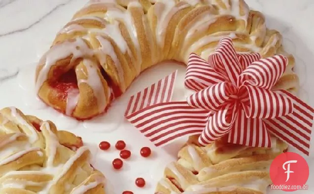 Candy Cane Coffee Cake