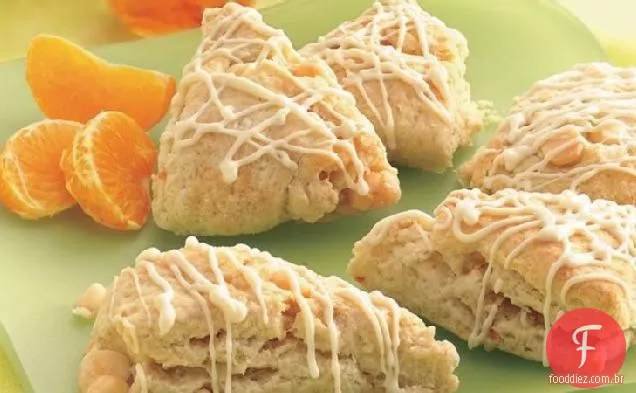 Petite laranja e creme Scones