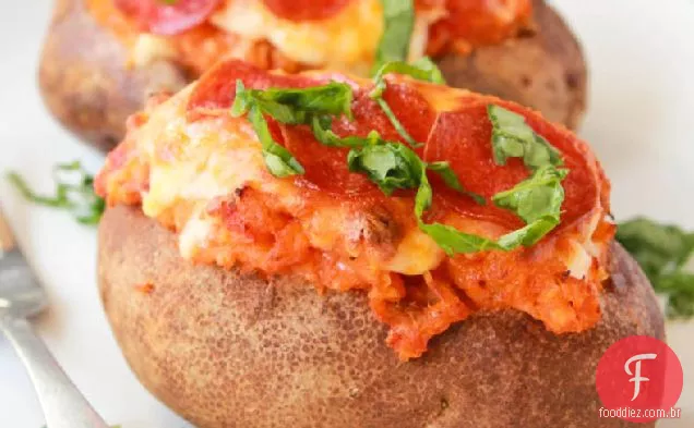 Sneaky Pizza Batatas Assadas