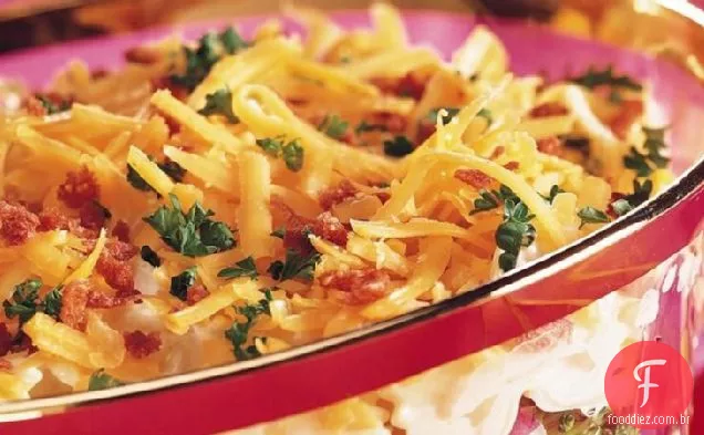 Salada De Macarrão De Férias De Sete Camadas