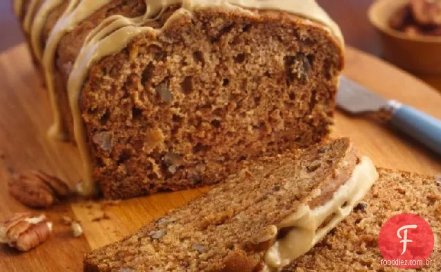 Pão De Maçã Com Vidro Caramelo