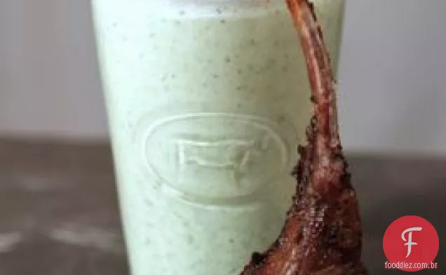 Temperado Pirulito Cordeiro Com Lassi Verde