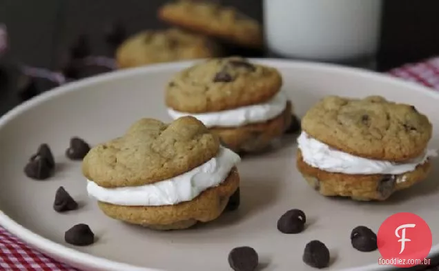 Mint - Chocolate Chip Cookie Whoopie Pies