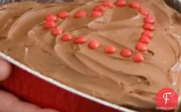 Bolo Coração Chocolate