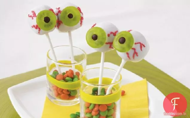 Globo Ocular Brownie Pops