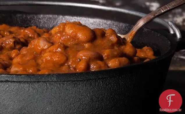 Slow Cooker Ranch-Estilo Feijão Pinto