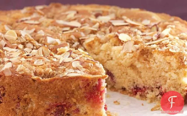 Bolo De Café Cranberry-Amêndoa