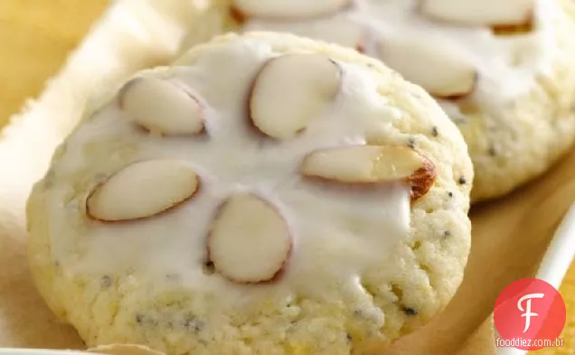 Biscoitos De Chá De Papoula De Amêndoa