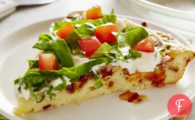 Torta de BLT incrivelmente fácil