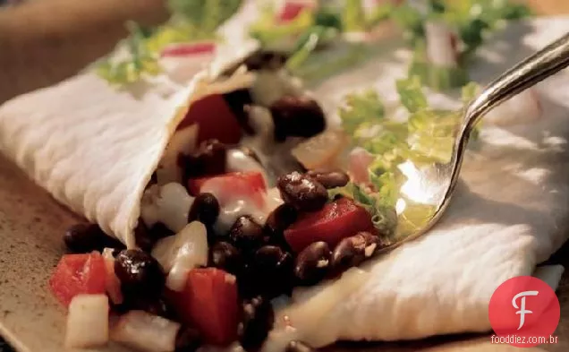 Novo Mexicano Feijão Preto Burritos