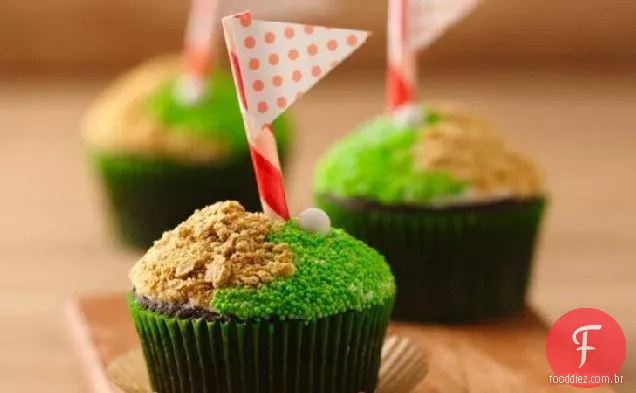 Buraco-em-um dia dos pais Cupcakes