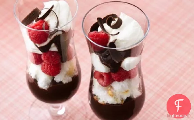 Chocolate Mexicano-Parfaits De Framboesa