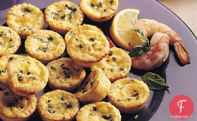 Mordidas De Camarão E Queijo