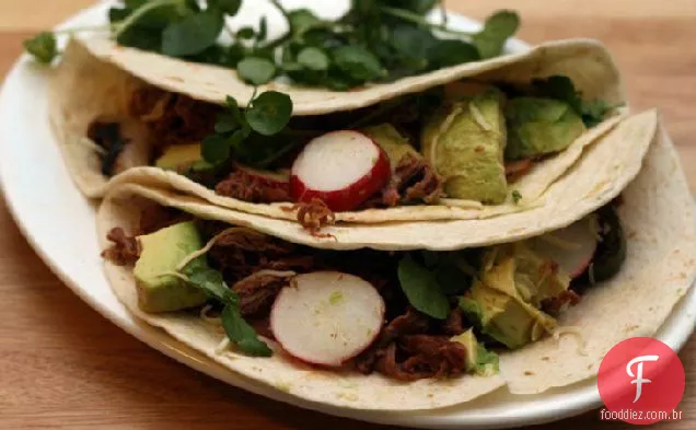 Tacos De Salada De Carne Grelhada