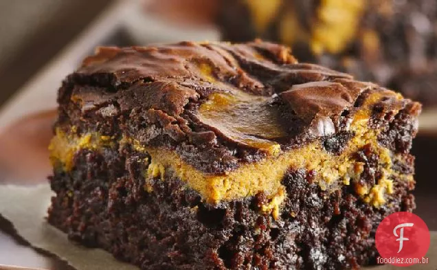 Abóbora Redemoinho Brownies