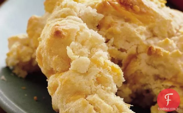 Biscoitos De Queijo E Alho Em Lote Grande