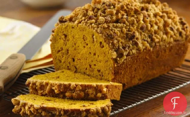 Pão De Abóbora Com Canela Streusel