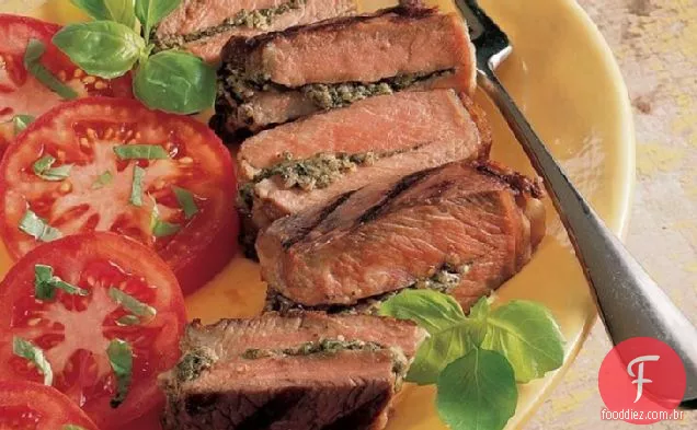 Pesto Grelhado-Bifes Recheados
