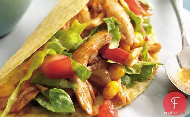Slow-Cooker Chile-Tacos De Frango