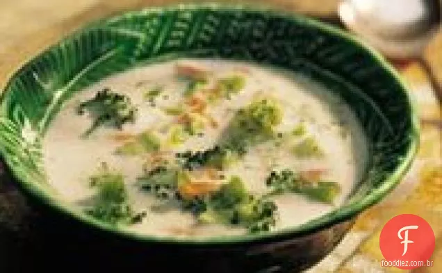 Brócolis De Queijo-Sopa De Batata