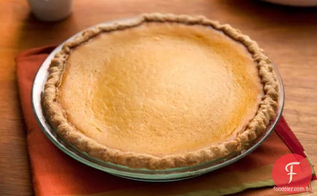 Torta de abóbora com crosta temperada