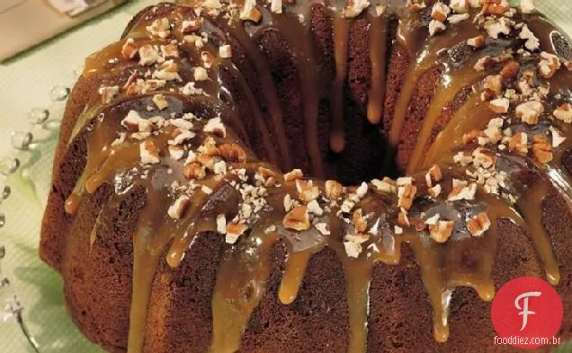Bolo De Chocolate-Caramelo-Noz