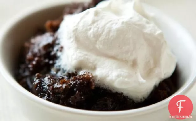 Bolo De Lava De Chocolate Com Fogão Lento