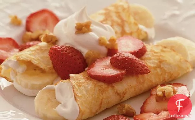 Crepes Morango-Banana