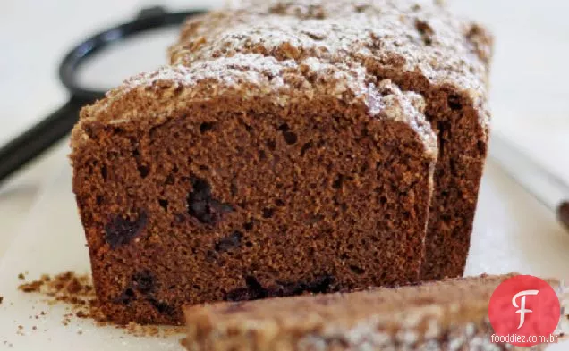 Chocolate Escuro Torrado Cereja Pão Rápido