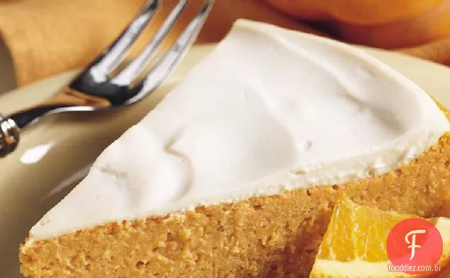 Impossivelmente Fácil Cremoso Coberto Cheesecake De Abóbora