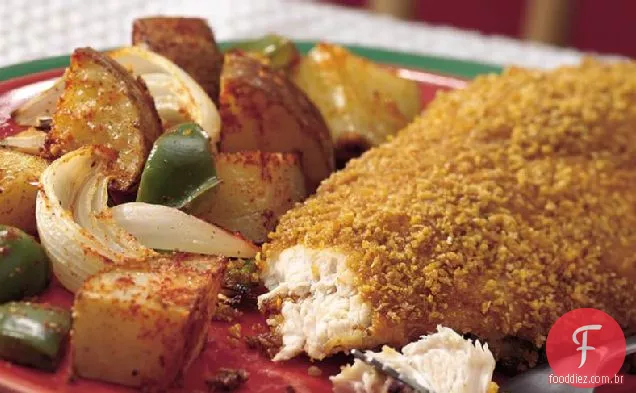 Jantar De Frango e batata com milho