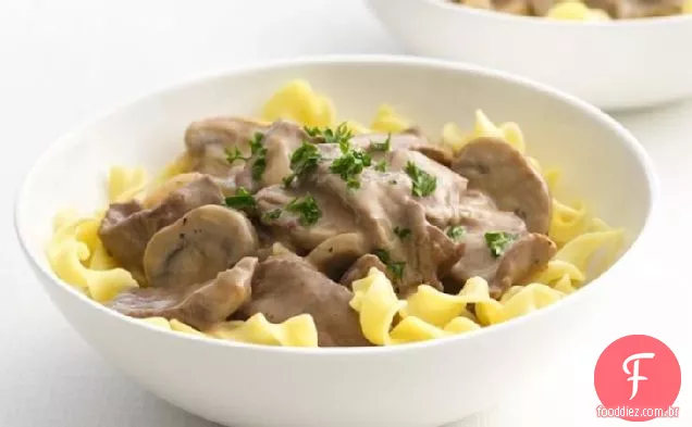 Estrogonofe De Carne De Bovino Saudável