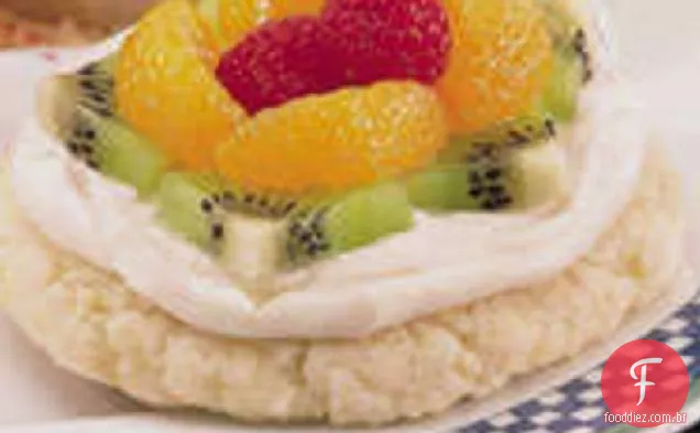 Tortas Fáceis Do Biscoito Da Fruta
