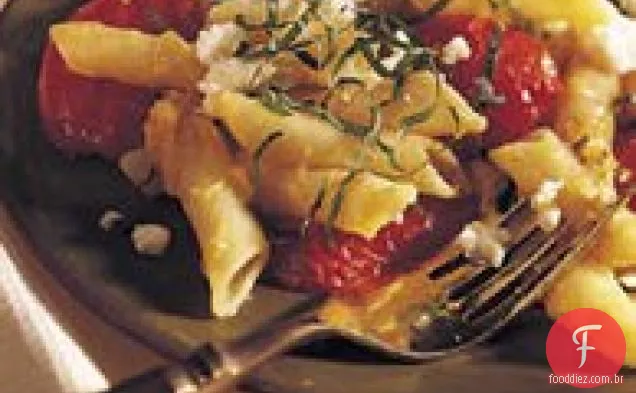 Alho assado e tomate Mostaccioli