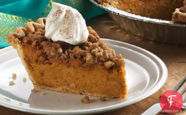 Torta De Batata Doce Com Canela Streusel
