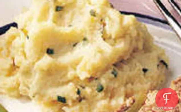 Alho Esmagado Batatas