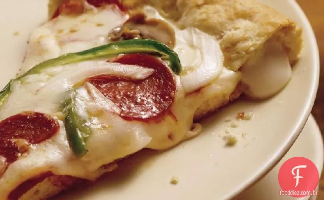 Pizza De Pepperoni Com Queijo Duplo