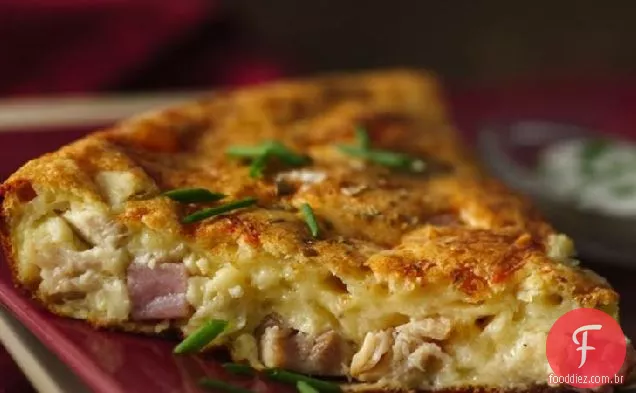 Torta De Frango Cordon Bleu Impossivelmente Fácil