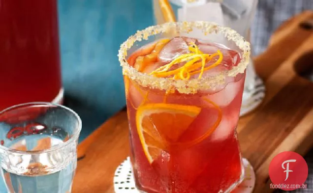 Efervescente Gengibre-Cranberry Punch