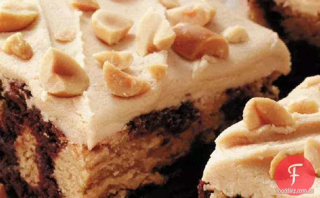 Brownies Da Ondinha Da Manteiga De Amendoim