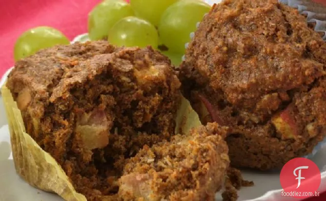 Muffins De Colheita Dourada De Linhaça