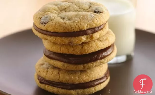 Biscoitos Sanduíche De Chocolate
