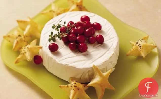 Grinalda de massa folhada com Brie