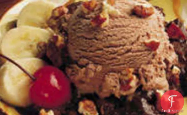Quente Fudge Sundae bolo para dois