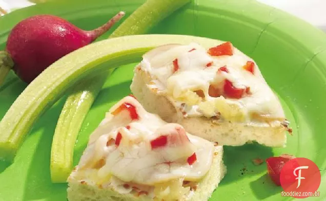 Bacon canadense grelhado e Pizza De Abacaxi