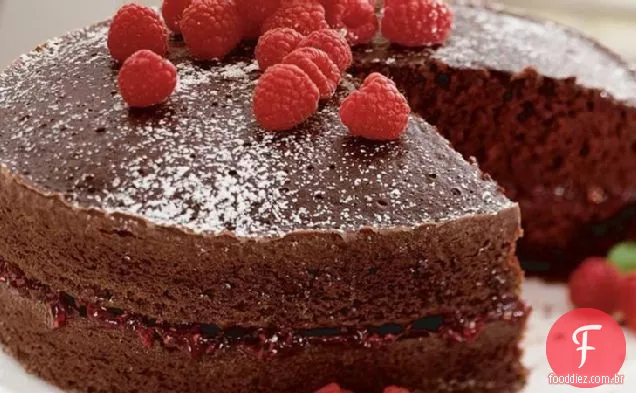 Bolo De Chocolate Com Framboesa